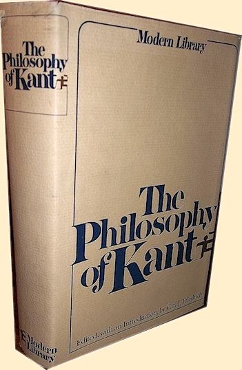 Immanuel Kant in The Modern Library